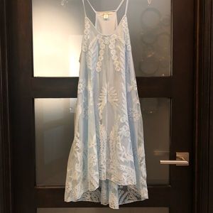 Francesca’s baby blue sundress